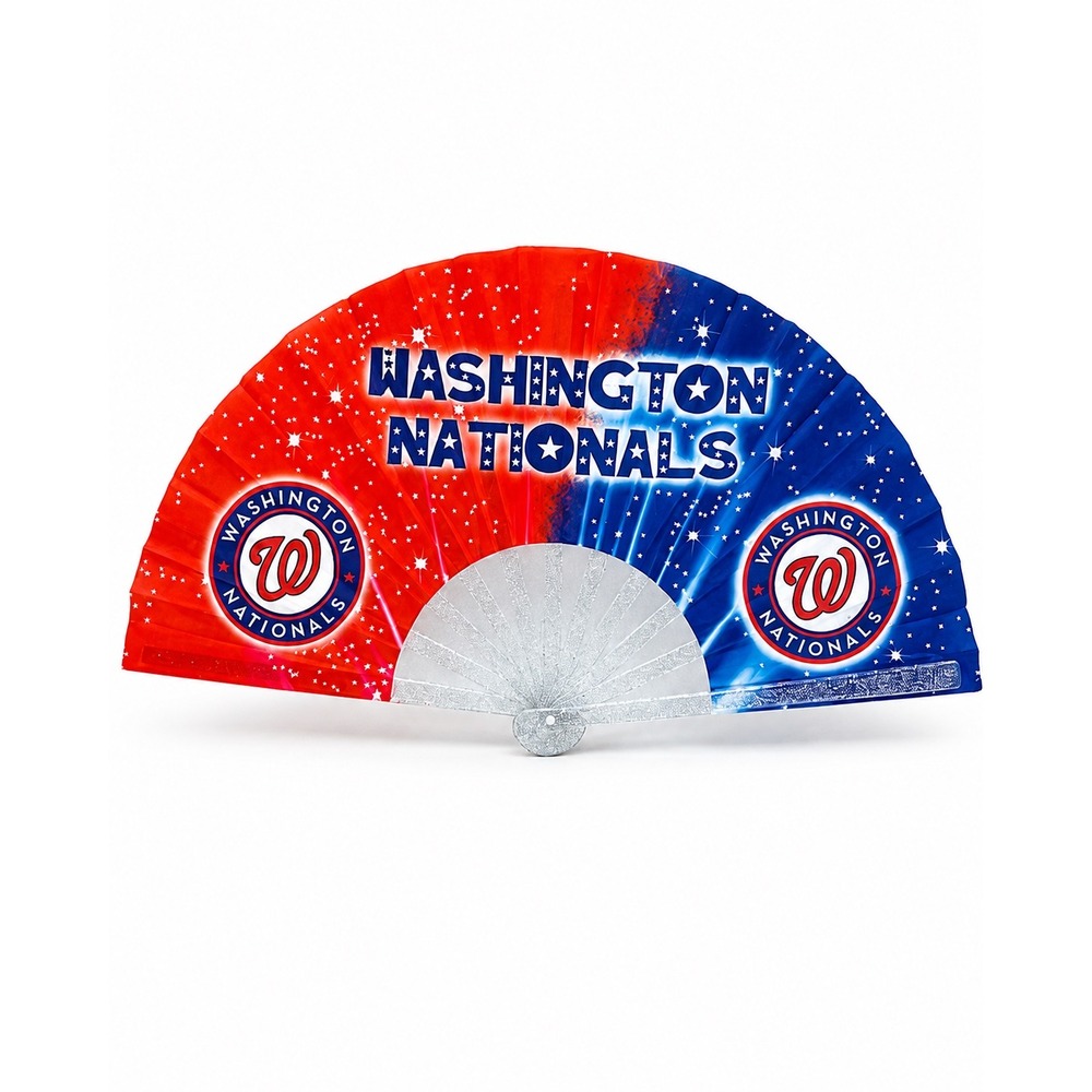 Washington Nationals Clack Fan | MLB Baseball Folding Hand Fan | Nationals Fan